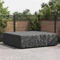 vidaXL Pokrowiec na meble Gładki Czarny 260 x 260 x 70 cm 600D