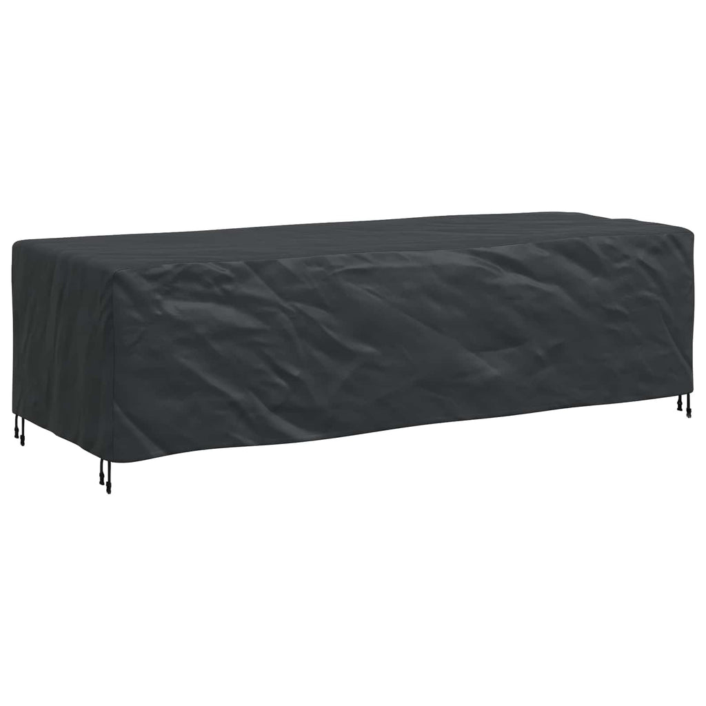 vidaXL Pokrowiec na meble Gładki Czarny 270 x 110 x 70 cm 210D