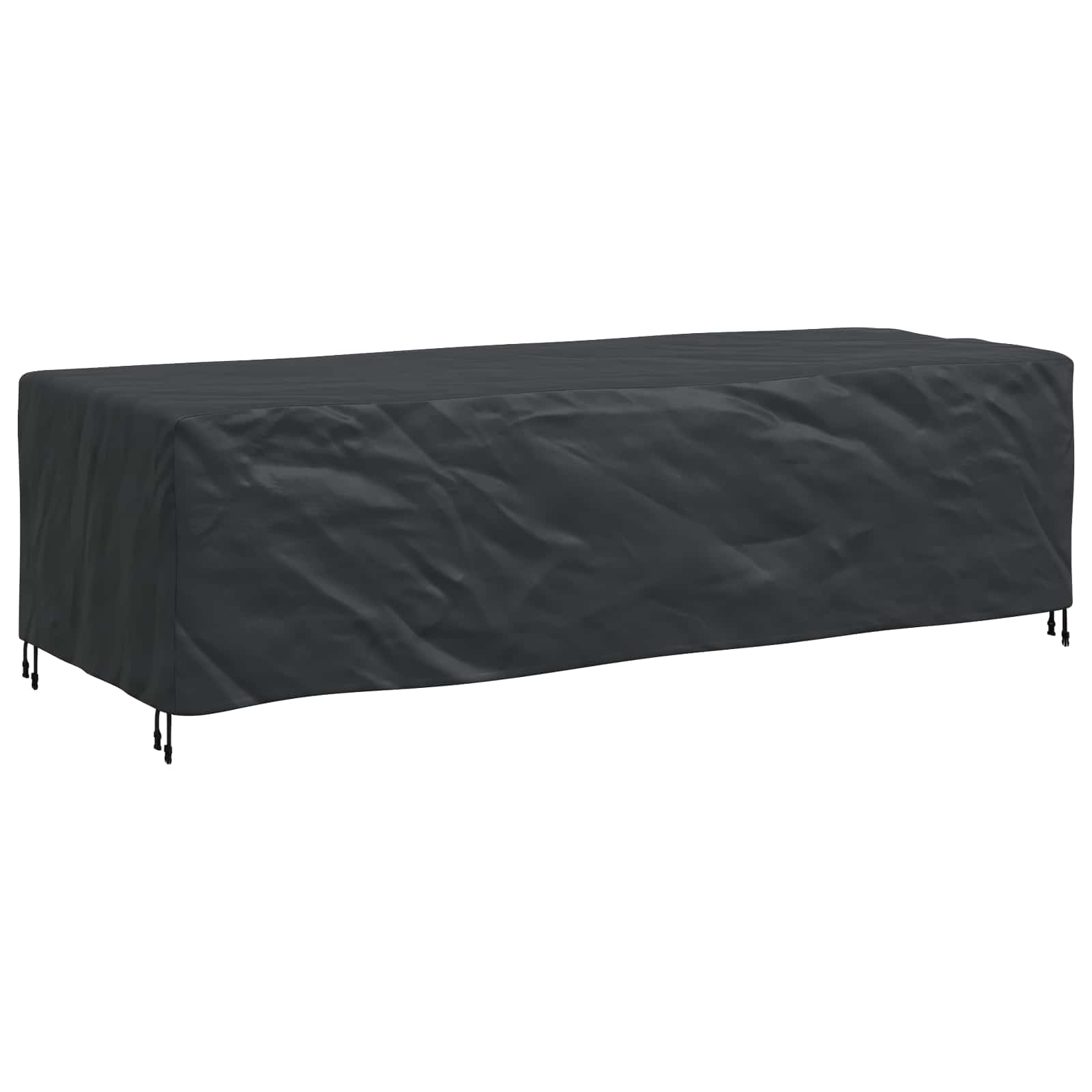vidaXL Pokrowiec na meble Gładki Czarny 270 x 110 x 70 cm 210D