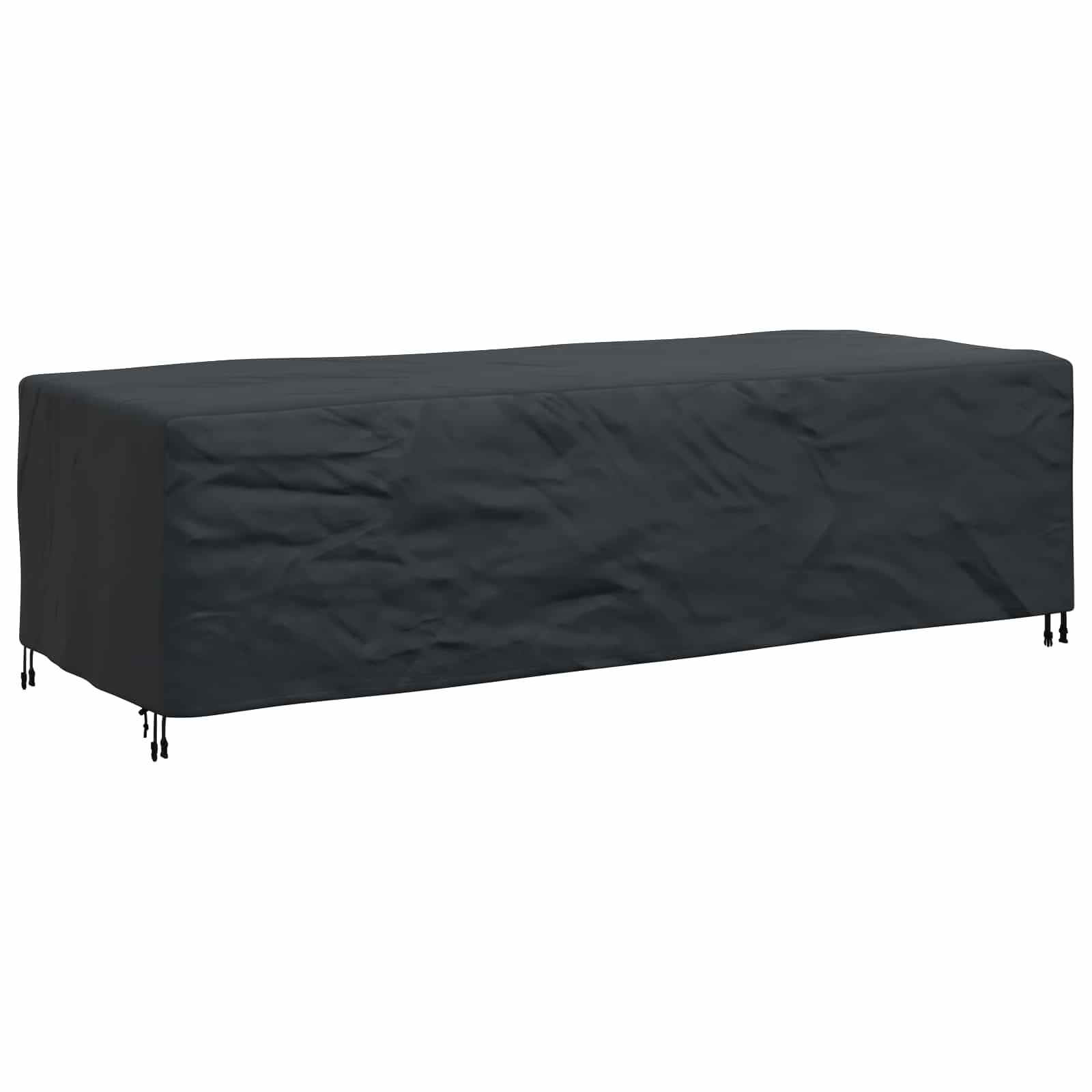 vidaXL Pokrowiec na meble Gładki Czarny 270 x 110 x 70 cm 210D