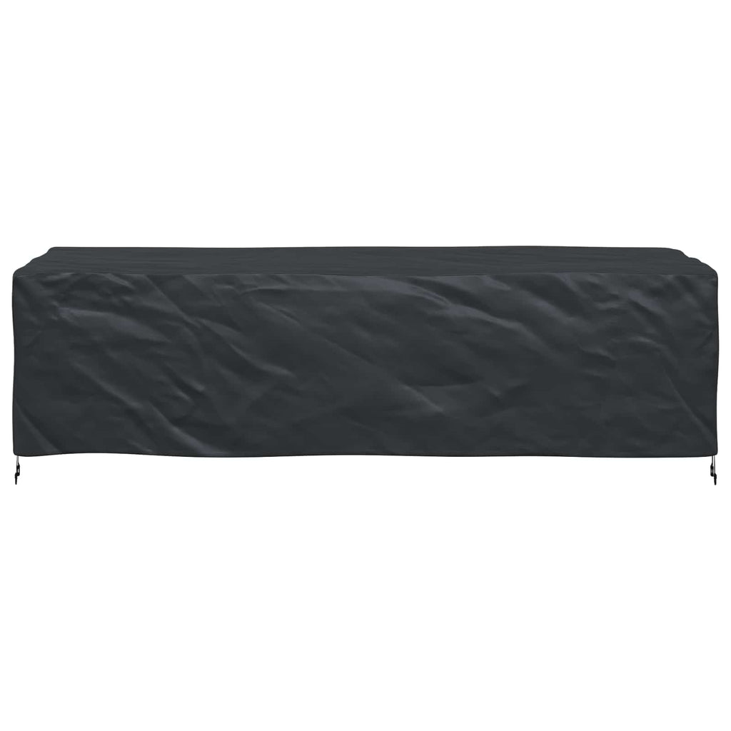 vidaXL Pokrowiec na meble Gładki Czarny 270 x 110 x 70 cm 210D