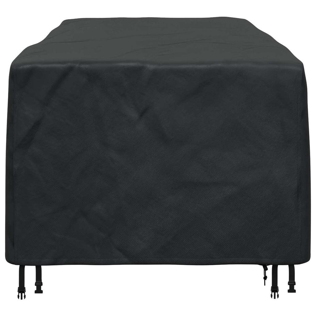 vidaXL Pokrowiec na meble Gładki Czarny 270 x 110 x 70 cm 210D