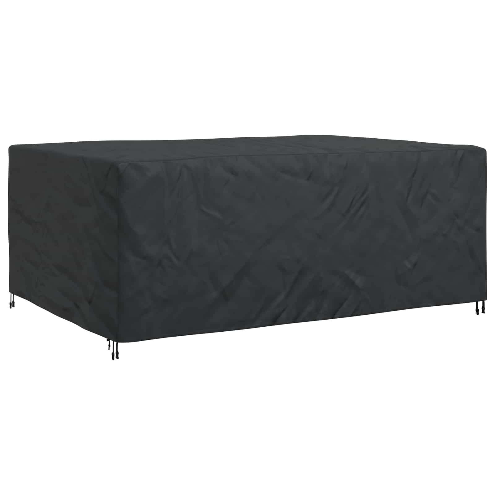 vidaXL Pokrowiec na meble Gładki Czarny 270 x 180 x 90 cm 600D