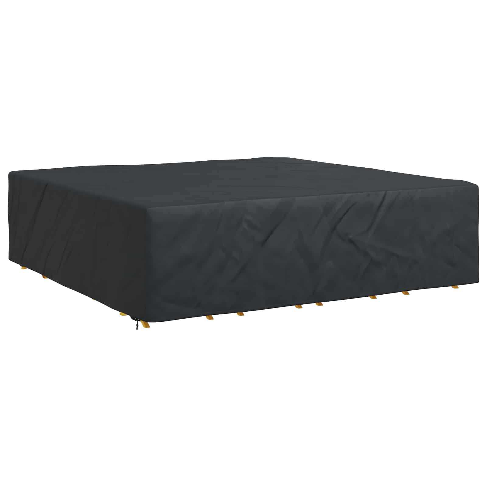 vidaXL Pokrowiec na meble Gładki Czarny 275 x 275 x 70 cm 600D