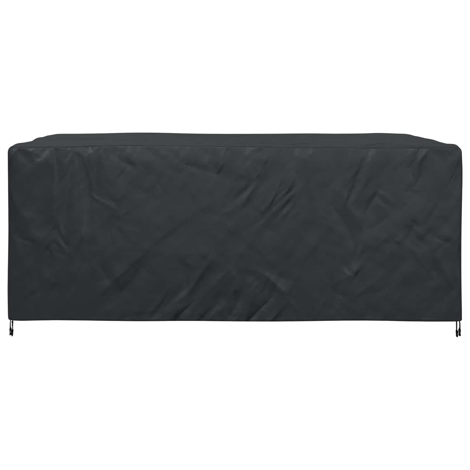 vidaXL Pokrowiec na meble Gładki Czarny 280 x 204 x 106 cm 600D
