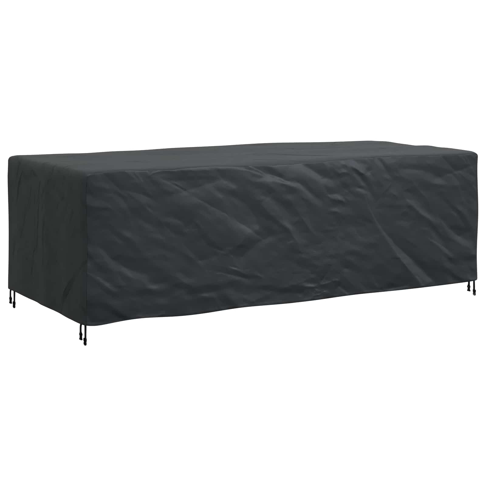 vidaXL Pokrowiec na meble Gładki Czarny 300 x 110 x 70 cm 210D