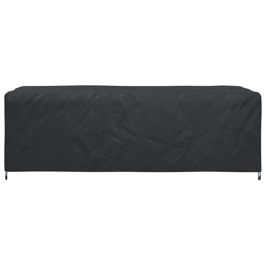 vidaXL Pokrowiec na meble Gładki Czarny 300 x 110 x 70 cm 210D