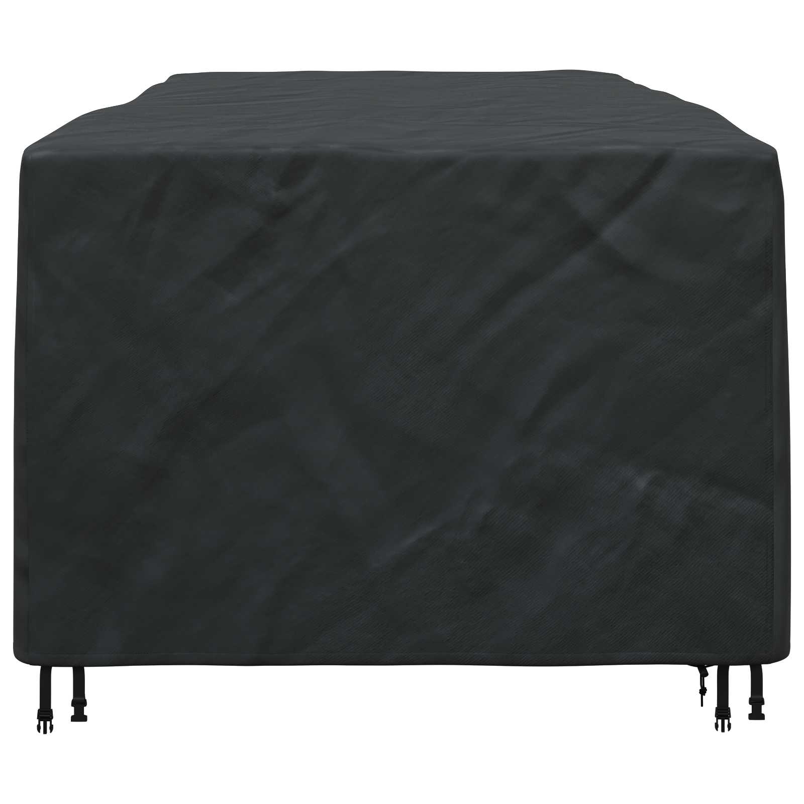 vidaXL Pokrowiec na meble Gładki Czarny 300 x 110 x 70 cm 210D