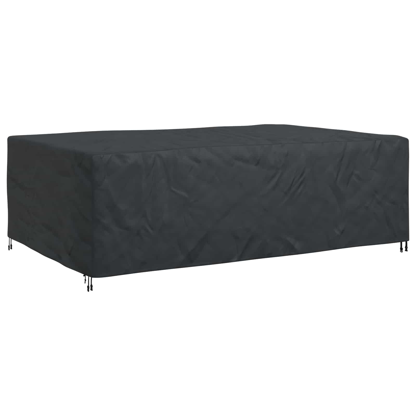 vidaXL Pokrowiec na meble Gładki Czarny 300 x 200 x 90 cm 210D