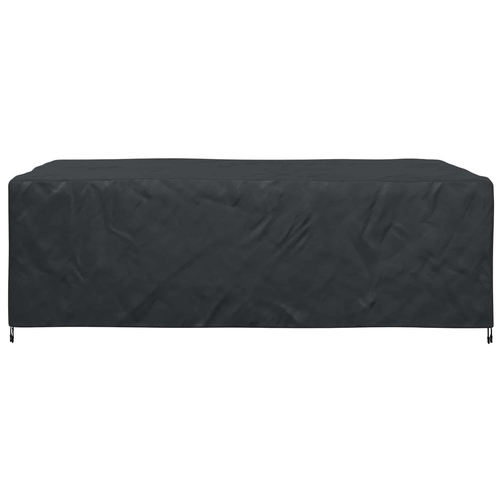 vidaXL Pokrowiec na meble Gładki Czarny 300 x 200 x 90 cm 210D