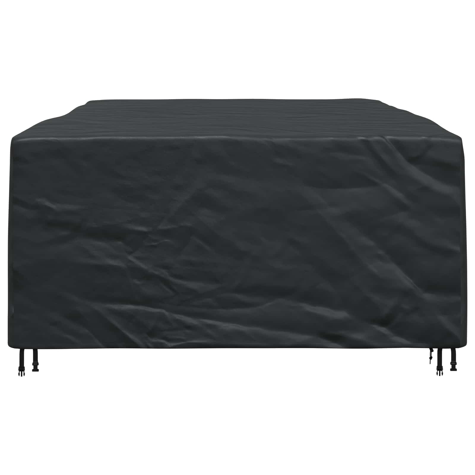 vidaXL Pokrowiec na meble Gładki Czarny 300 x 200 x 90 cm 210D