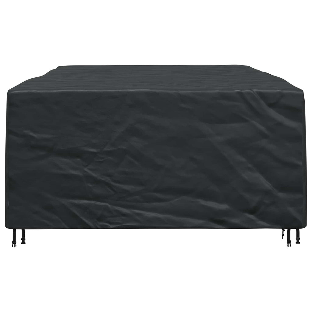 vidaXL Pokrowiec na meble Gładki Czarny 300 x 200 x 90 cm 210D