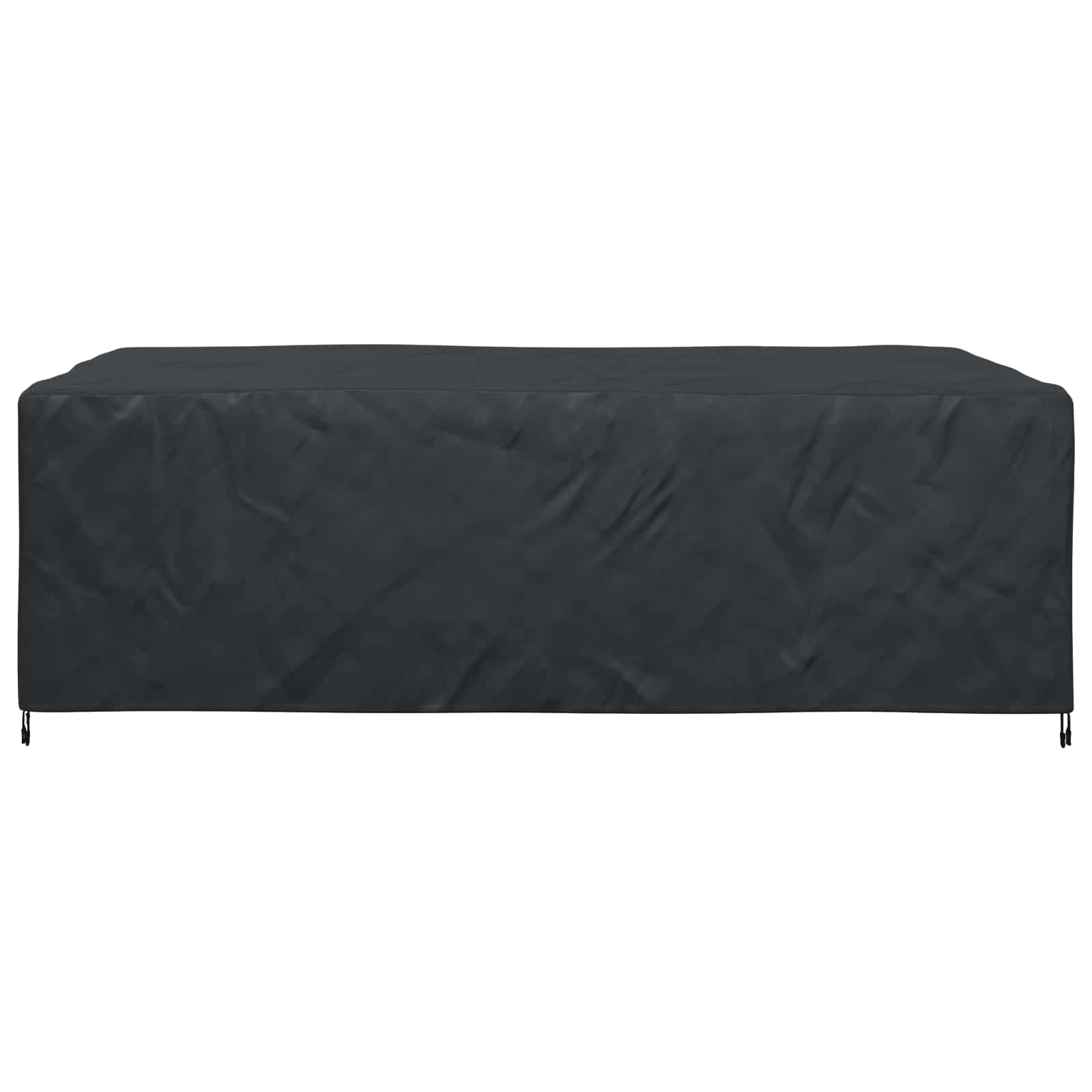 vidaXL Pokrowiec na meble Gładki Czarny 300 x 200 x 90 cm 420D