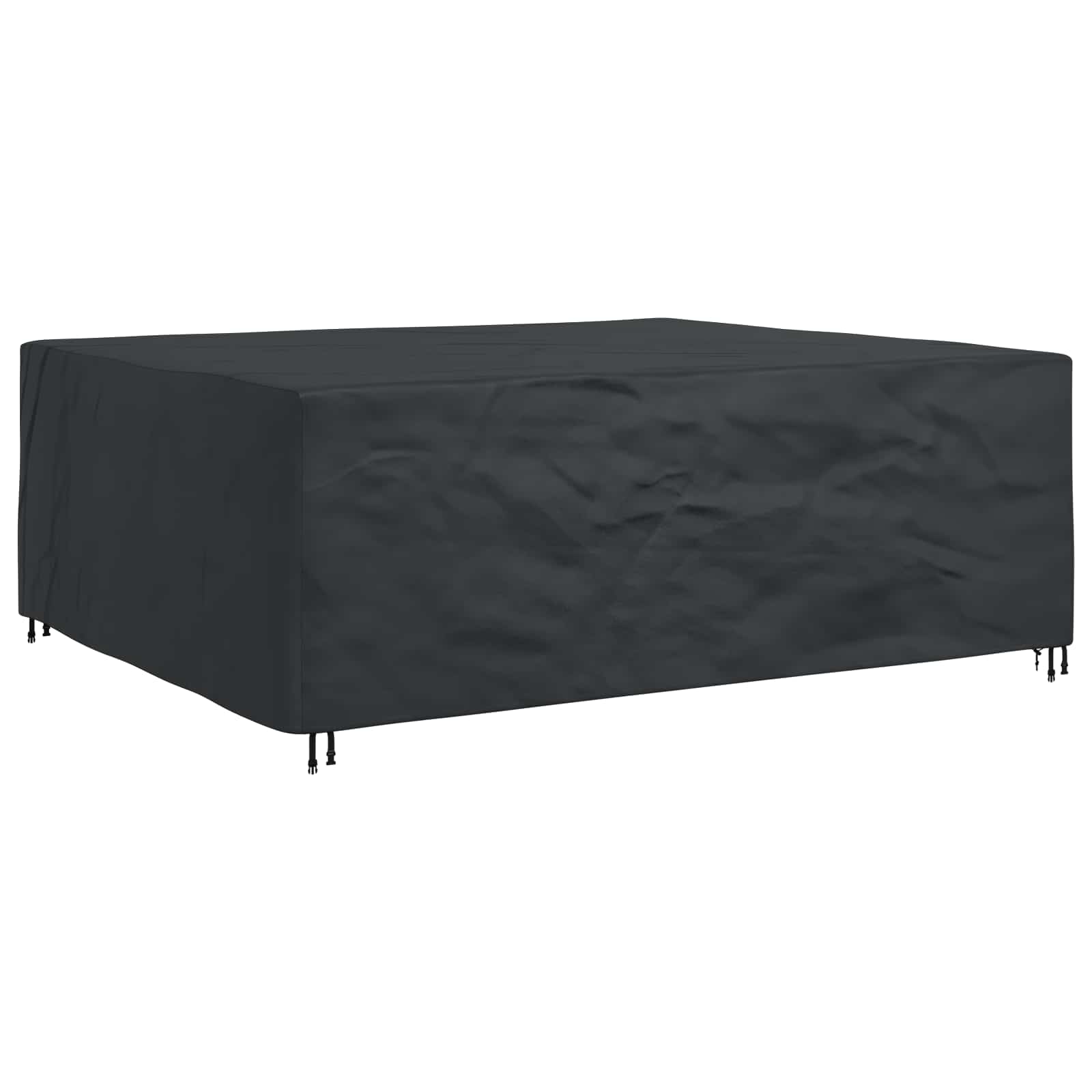 vidaXL Pokrowiec na meble Gładki Czarny 300 x 250 x 70 cm 420D