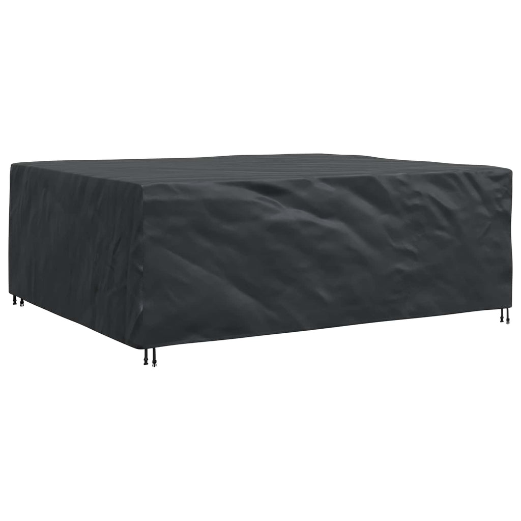 vidaXL Pokrowiec na meble Gładki Czarny 300 x 250 x 70 cm 420D