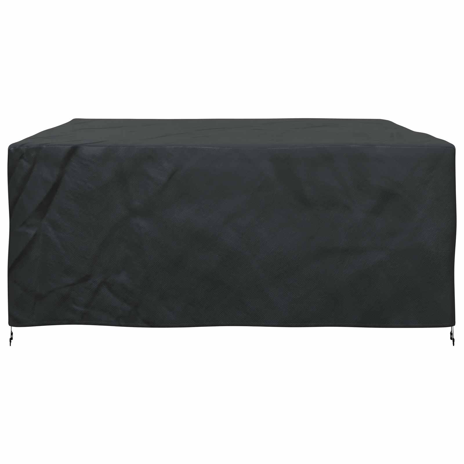 vidaXL Pokrowiec na meble Gładki Czarny 300 x 250 x 70 cm 420D