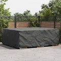 vidaXL Pokrowiec na meble Gładki Czarny 300 x 250 x 100 cm 210D