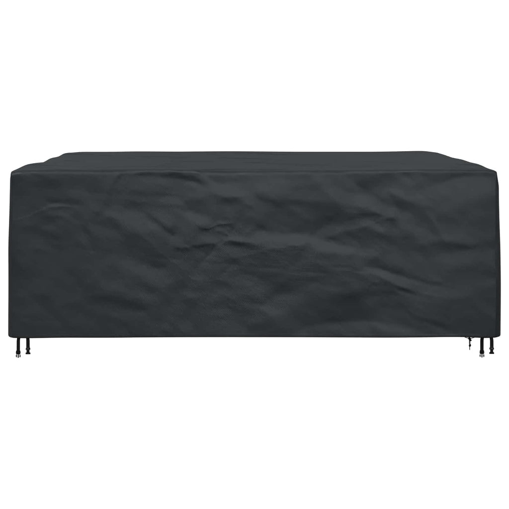 vidaXL Pokrowiec na meble Gładki Czarny 300 x 250 x 100 cm 600D