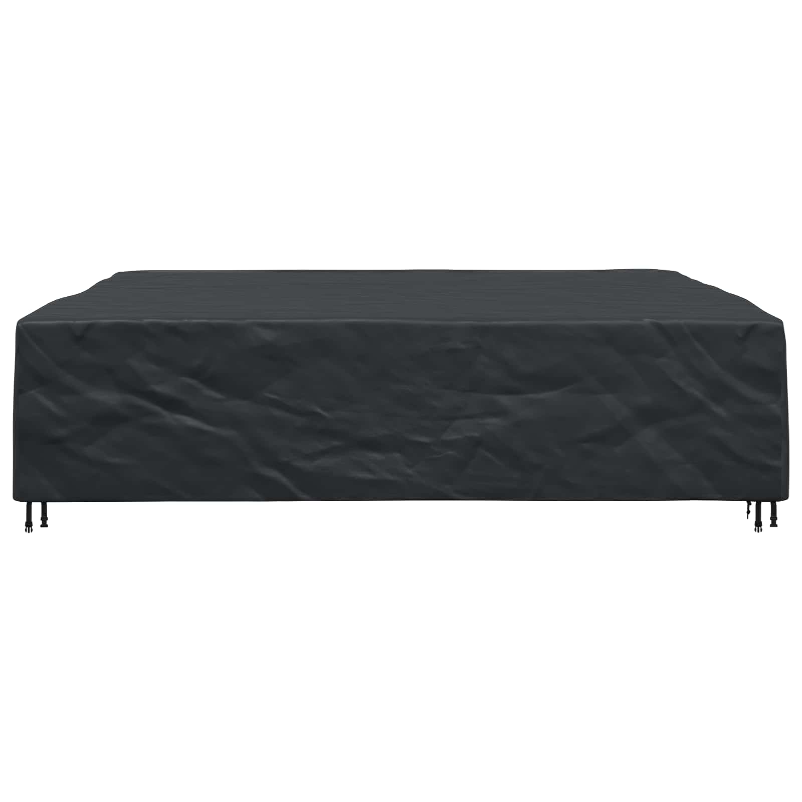vidaXL Pokrowiec na meble Gładki Czarny 300 x 300 x 70 cm 420D