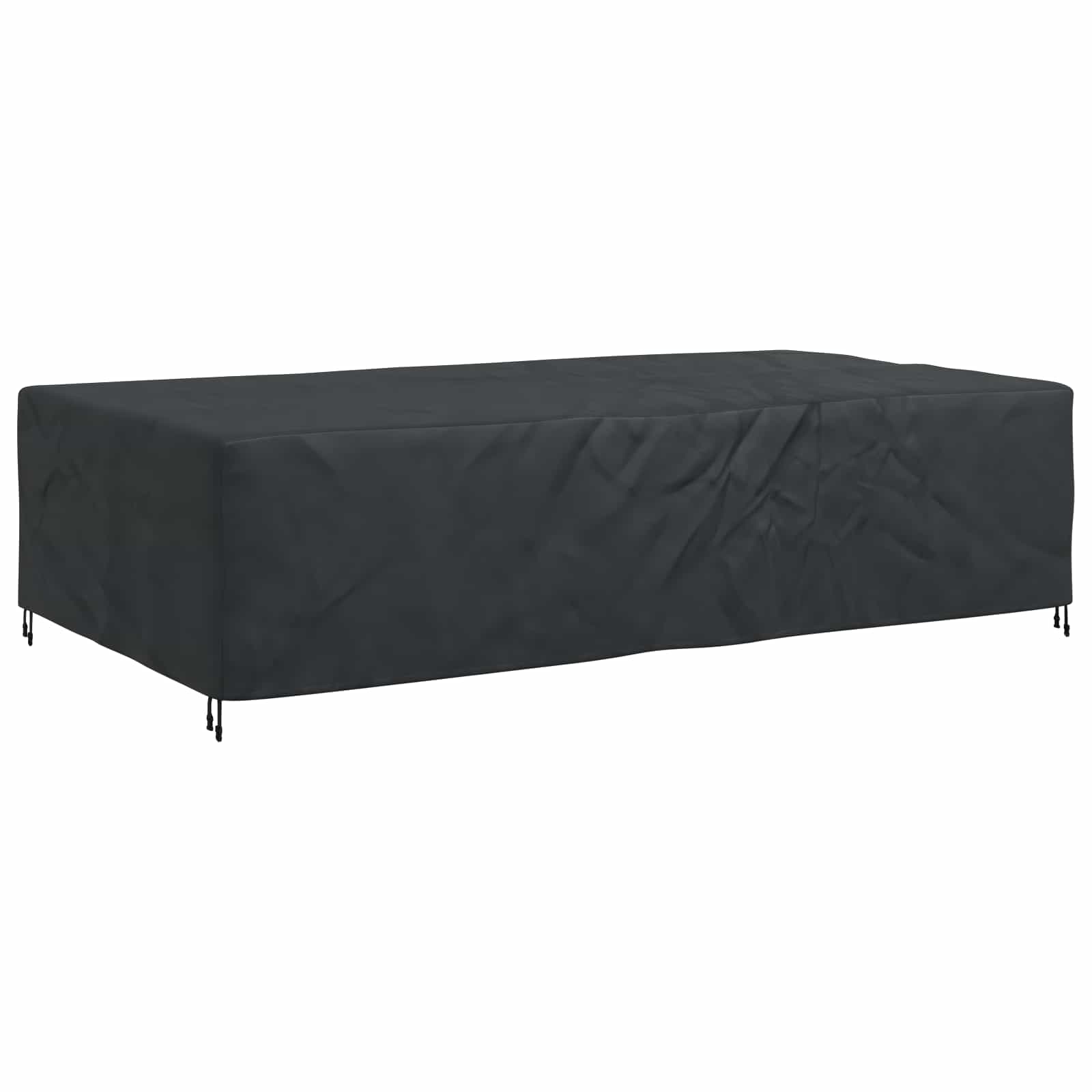 vidaXL Pokrowiec na meble Gładki Czarny 305 x 190 x 85 cm 420D