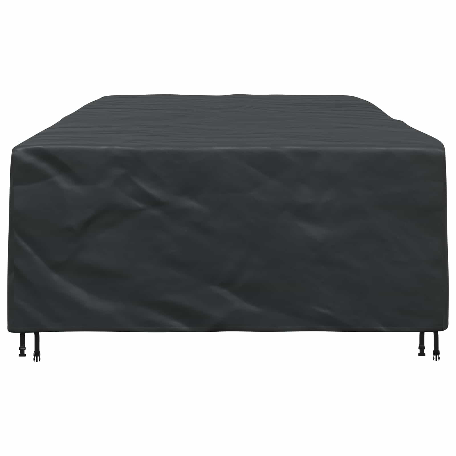 vidaXL Pokrowiec na meble Gładki Czarny 315 x 180 x 74 cm 210D