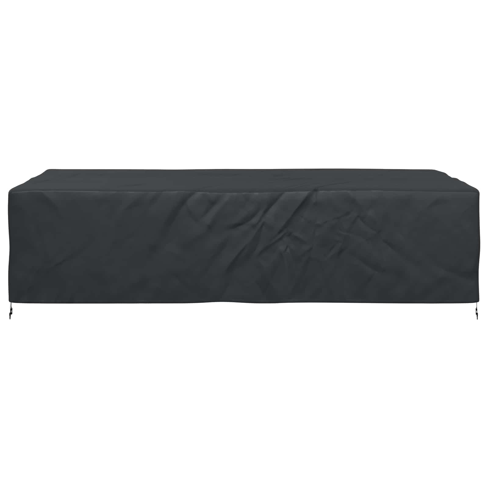 vidaXL Pokrowiec na meble Gładki Czarny 315 x 180 x 74 cm 420D