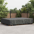 vidaXL Pokrowiec na meble Gładki Czarny 350 x 260 x 90 cm 420D