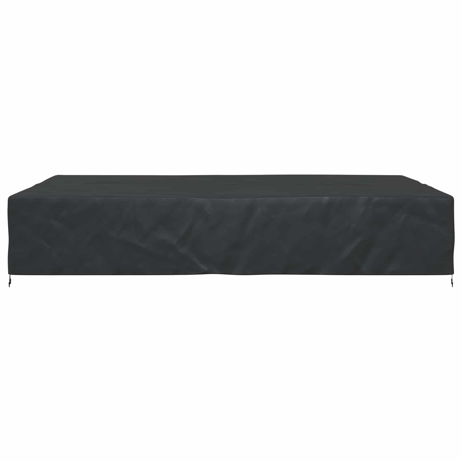 vidaXL Pokrowiec na meble Gładki Czarny 400 x 300 x 70 cm 210D