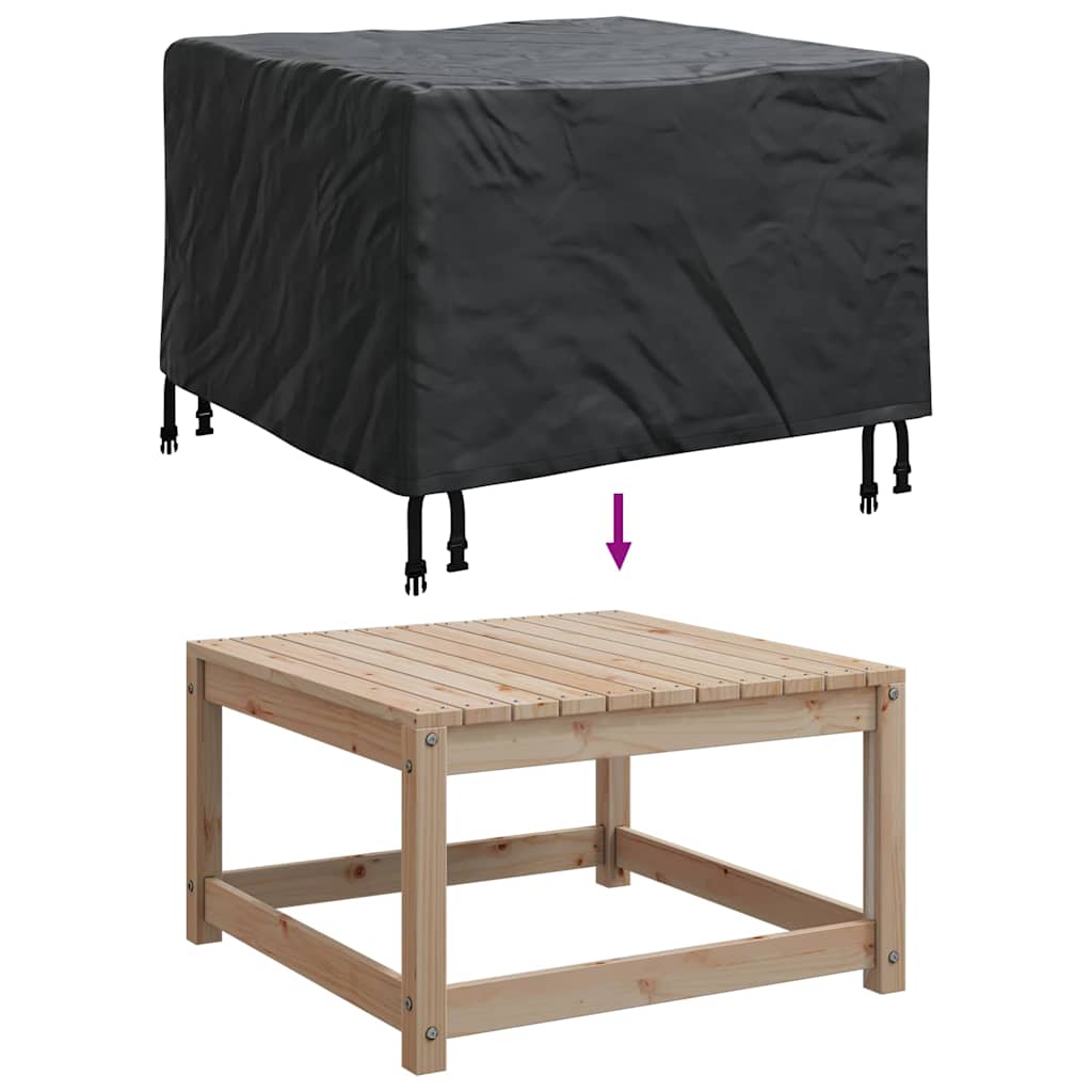 vidaXL Pokrowiec na meble Czarny 60 x 60 x 45 cm Tkanina Oxford 420D