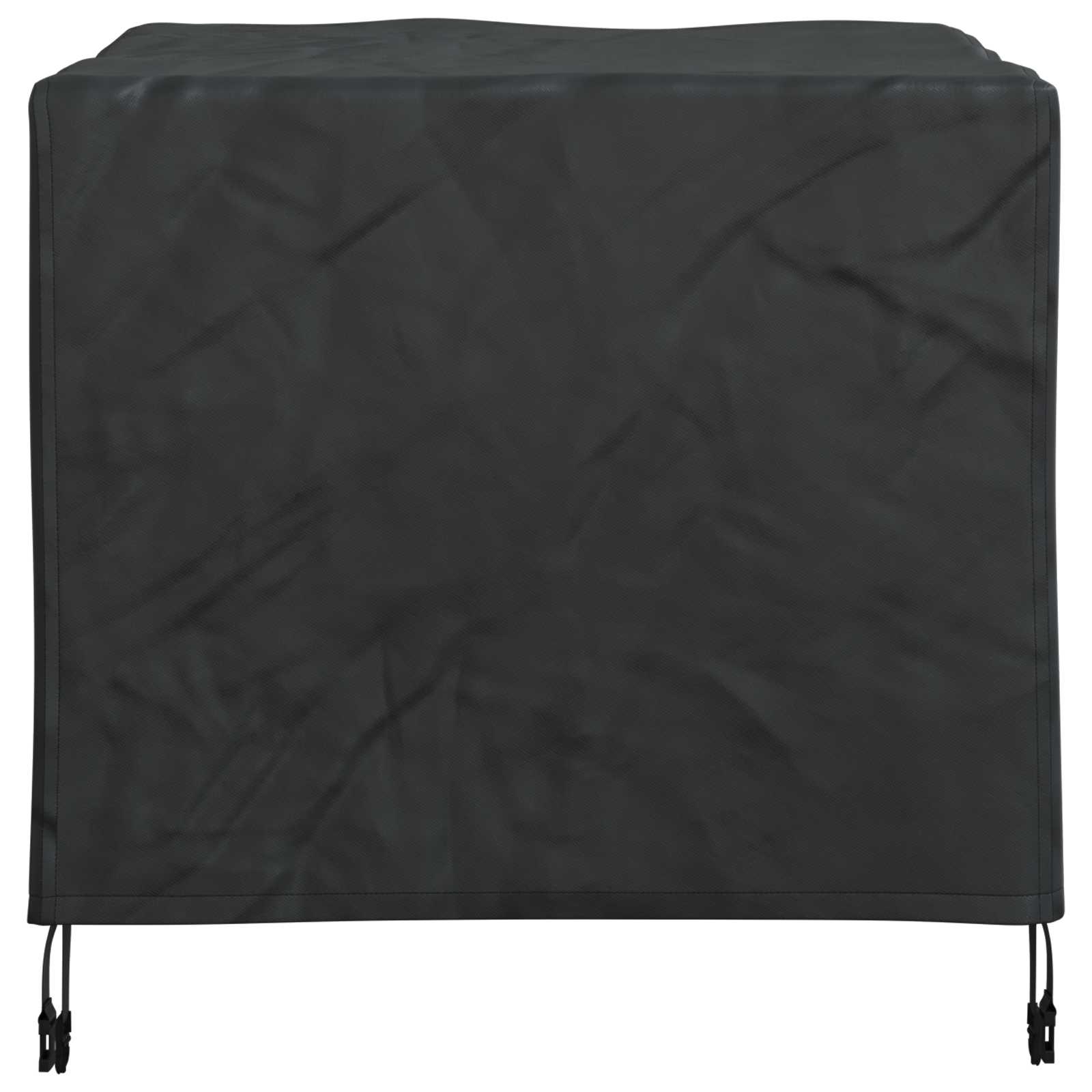 vidaXL Pokrowiec na meble Czarny 64 x 64 x 65 cm Tkanina Oxford 420D