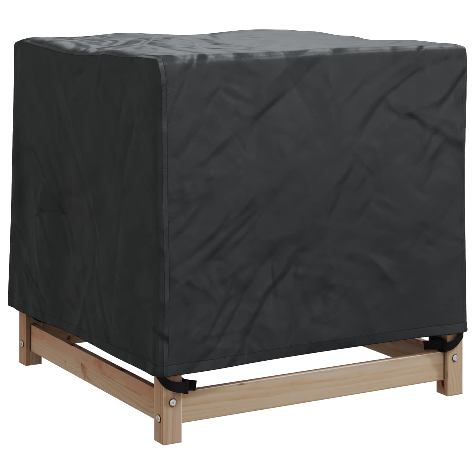 vidaXL Pokrowiec na meble Czarny 74 x 74 x 60 cm Tkanina Oxford 210D