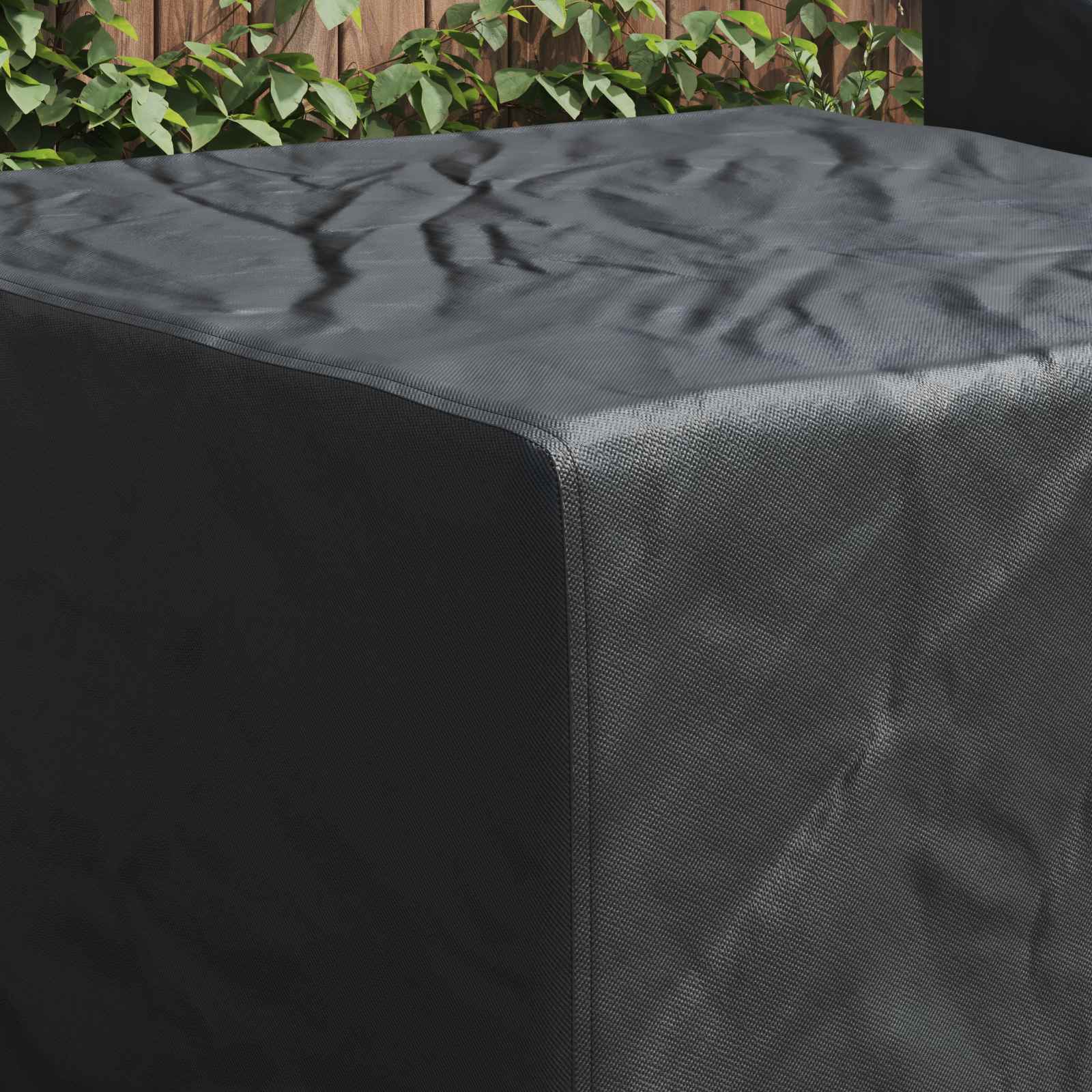 vidaXL Pokrowiec na meble Czarny 99 x 99 x 60 cm Tkanina Oxford 210D