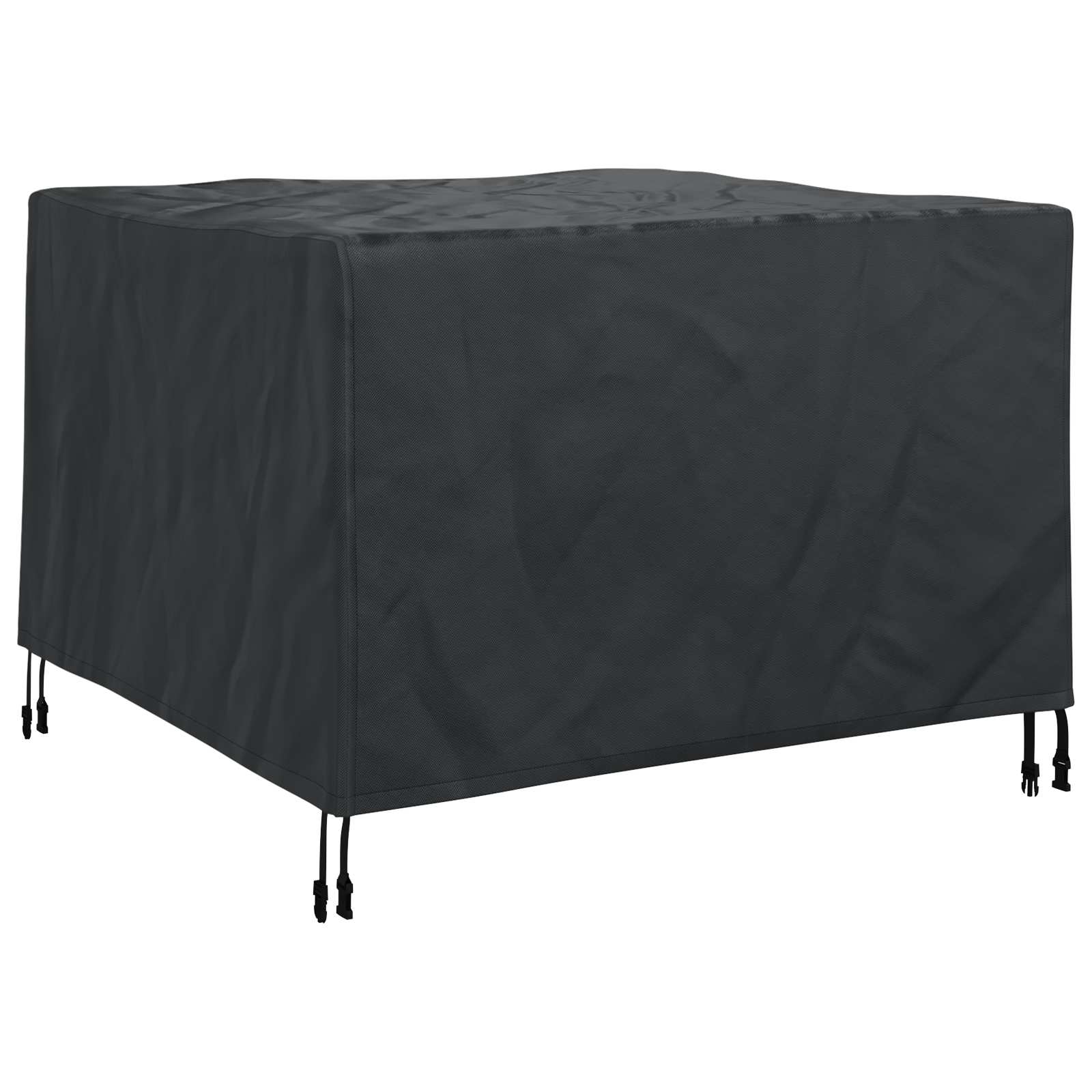 vidaXL Pokrowiec na meble Czarny 99 x 99 x 60 cm Tkanina Oxford 210D