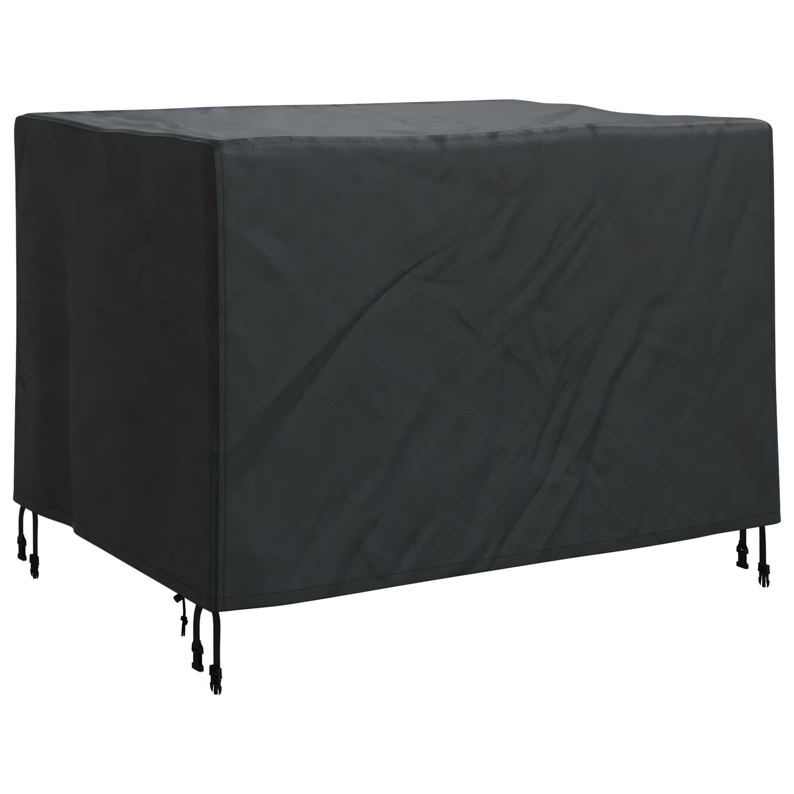 vidaXL Pokrowiec na meble Czarny 110 x 84 x 70 cm Tkanina Oxford 210D