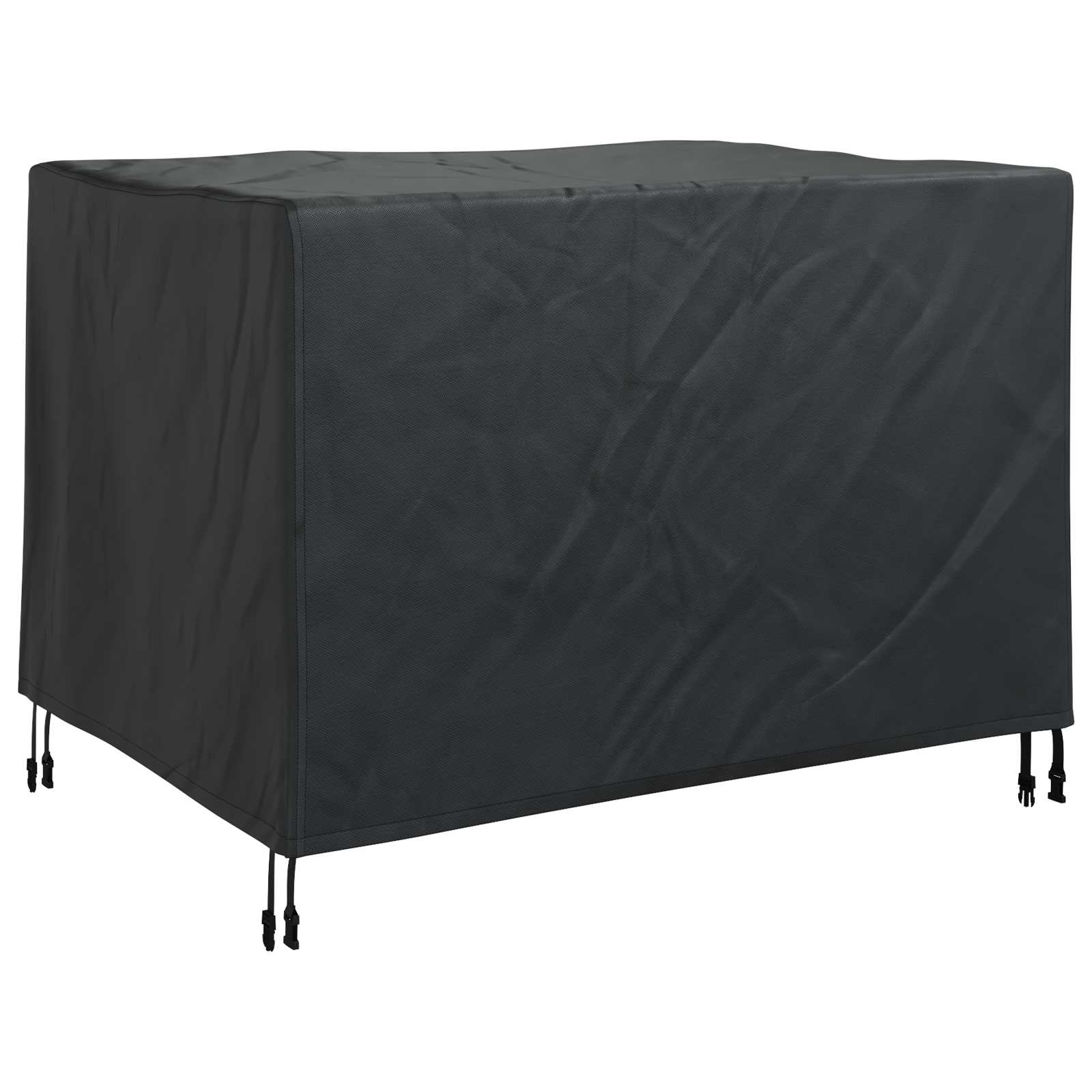 vidaXL Pokrowiec na meble Czarny 110 x 84 x 70 cm Tkanina Oxford 420D