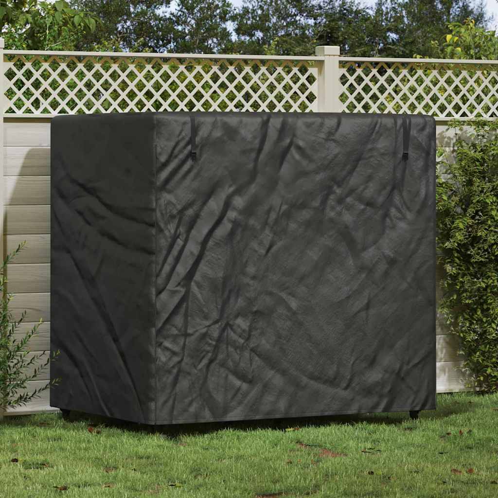 vidaXL Pokrowiec na huśtawkę ogrodową Czarny 175 x 125 x 180 cm