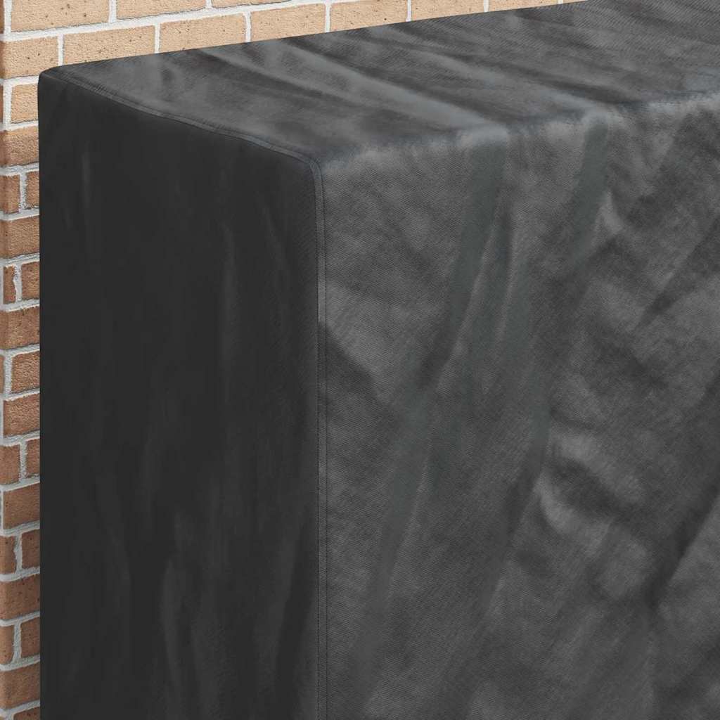 vidaXL Pokrowiec na stół do pingponga Czarny 165 x 70 x 185 cm tkanina