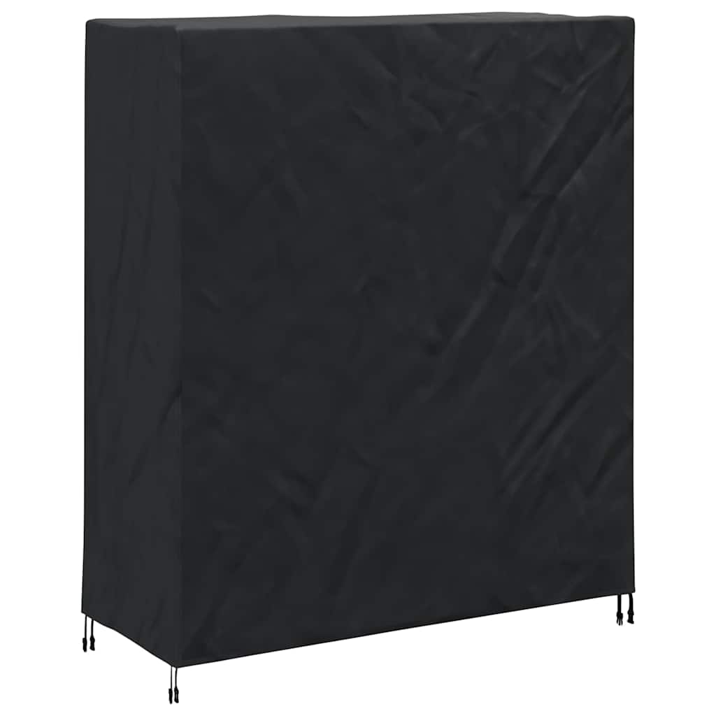 vidaXL Pokrowiec na stół do pingponga Czarny 165 x 70 x 185 cm tkanina