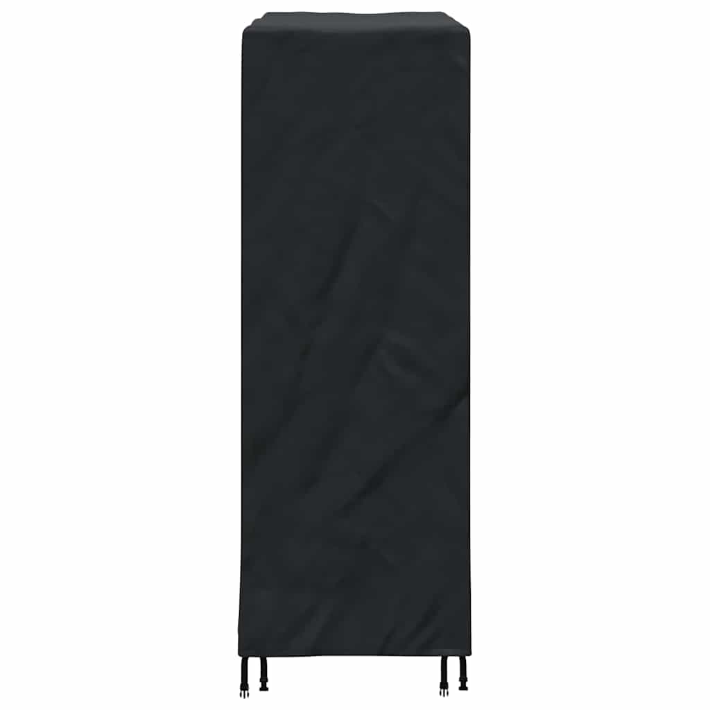 vidaXL Pokrowiec na stół do pingponga Czarny 165 x 70 x 185 cm tkanina