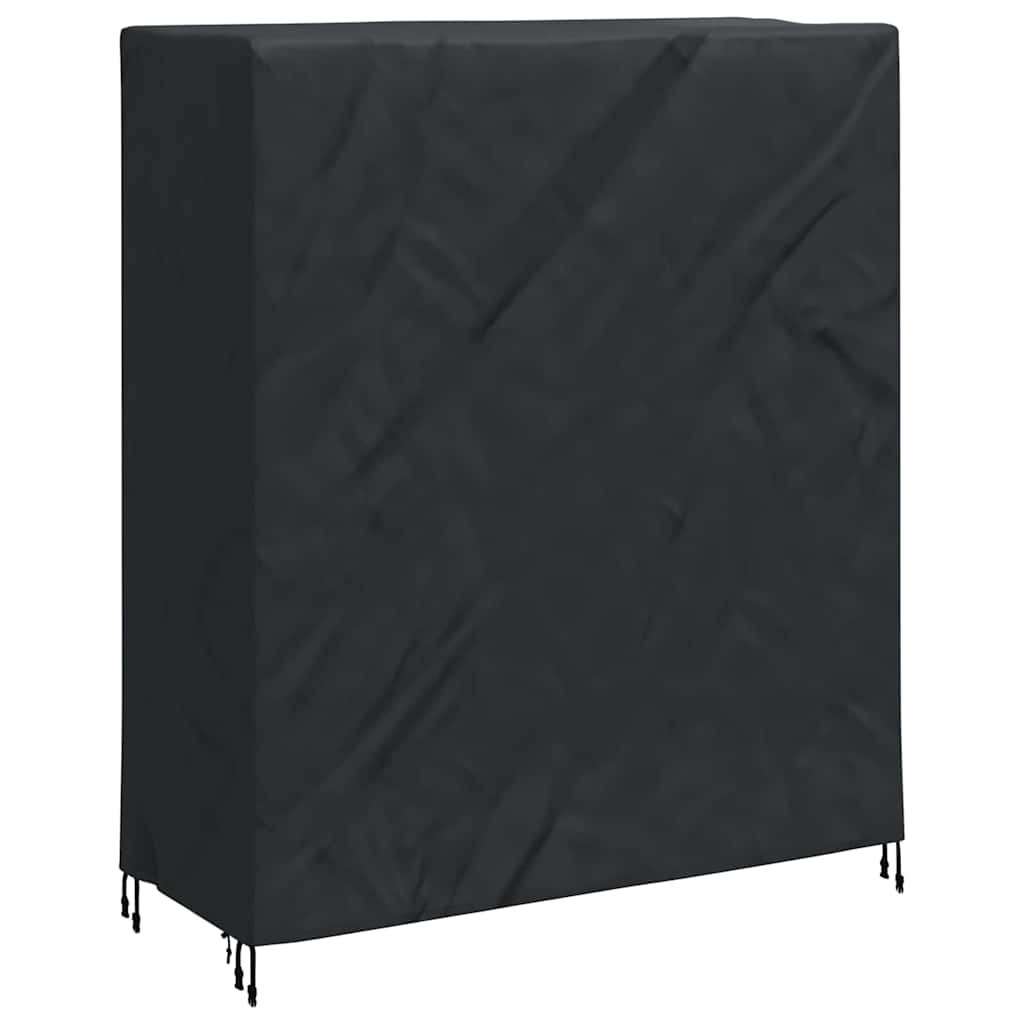 vidaXL Pokrowiec na stół do pingponga Czarny 165 x 70 x 185 cm tkanina