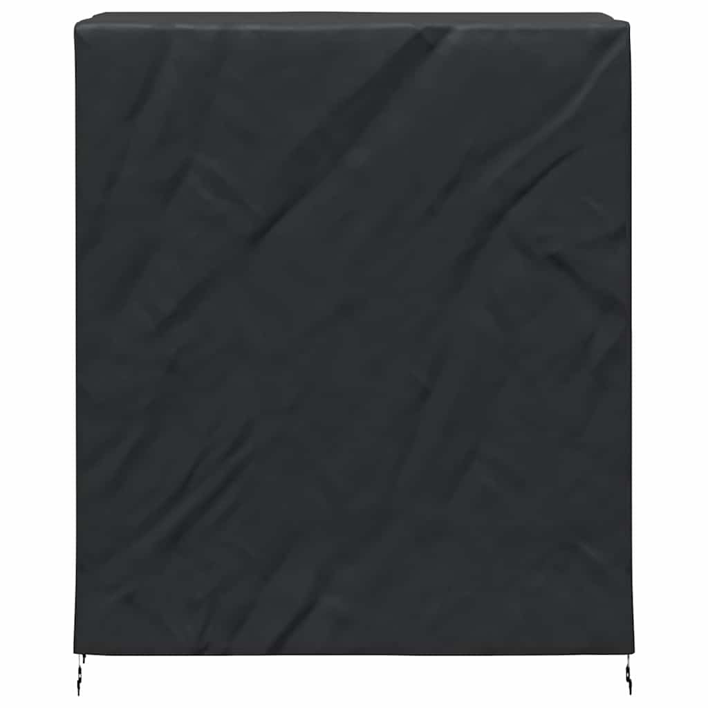 vidaXL Pokrowiec na stół do pingponga Czarny 165 x 70 x 185 cm tkanina