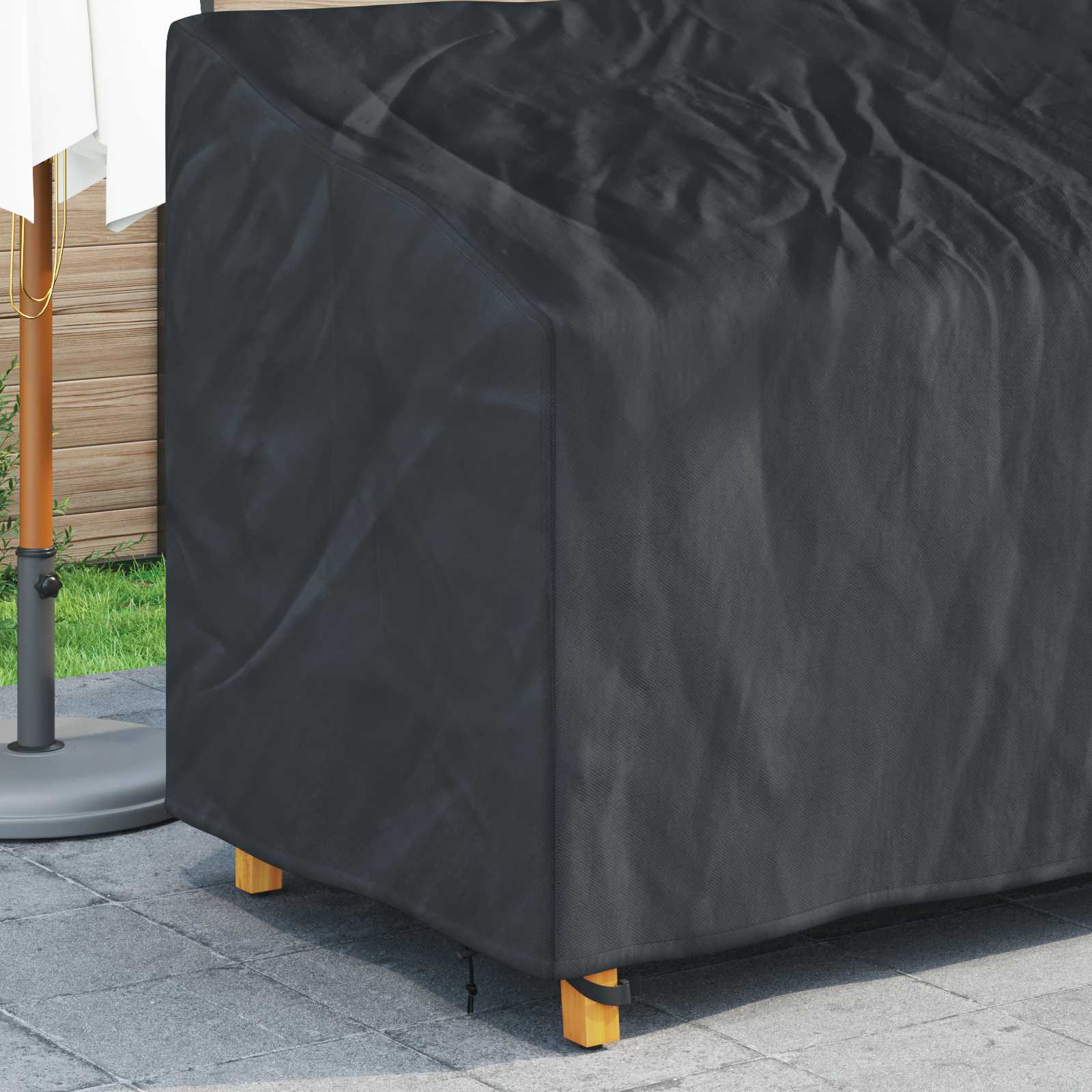 vidaXL Pokrowiec na ławkę ogrodową 205 x 85 x 65 / 94 cm