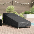 vidaXL Pokrowiec na meble ogrodowe Czarny 203 x 81 x 63 cm