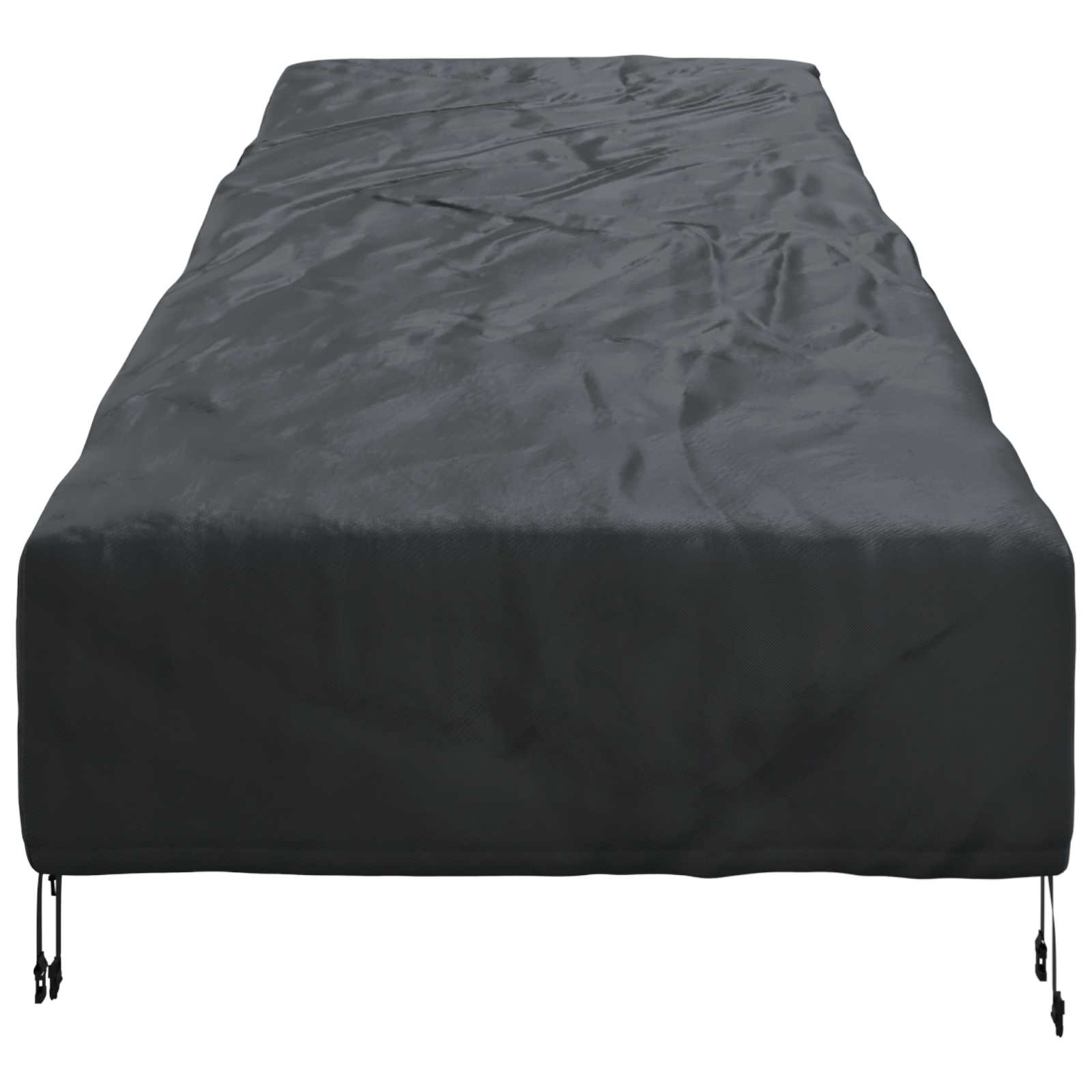 vidaXL Pokrowiec na meble ogrodowe Czarny 210 x 80 x 75 cm