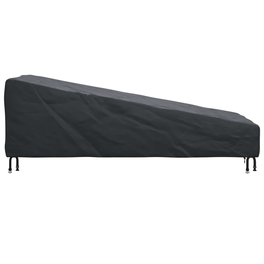 vidaXL Pokrowiec na meble ogrodowe Czarny 210 x 80 x 75 cm