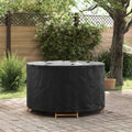 vidaXL Pokrowiec na meble Czarny 102 x 102 x 71 cm Tkanina Oxford 420D