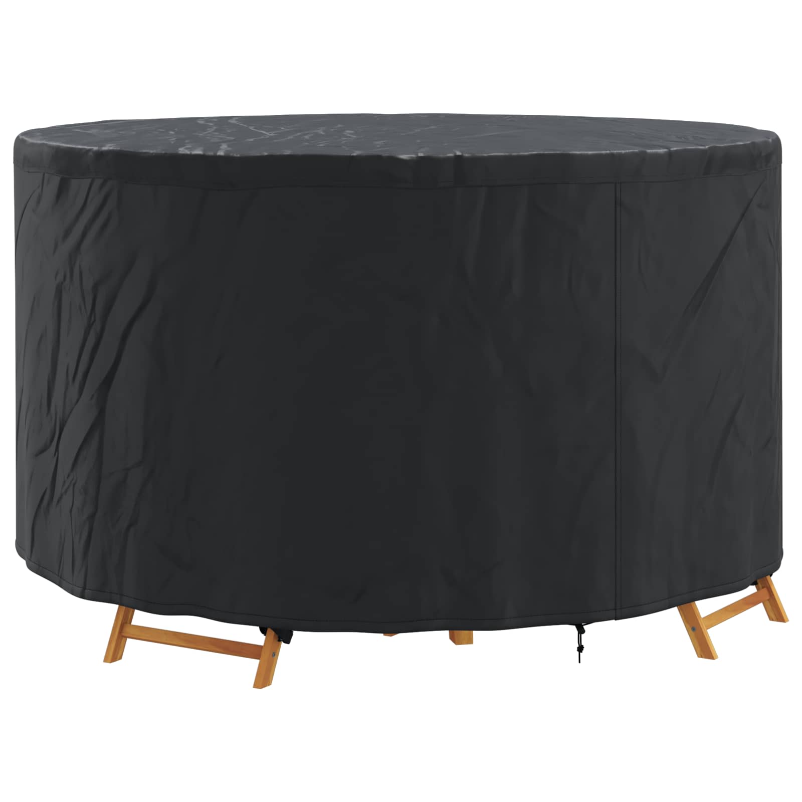 vidaXL Pokrowiec na meble Czarny 157 x 157 x 85 cm Tkanina Oxford 210D