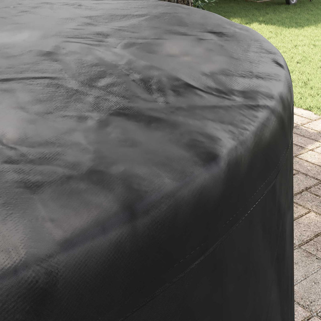 vidaXL Pokrowiec na meble Czarny 157 x 157 x 85 cm Tkanina Oxford 420D