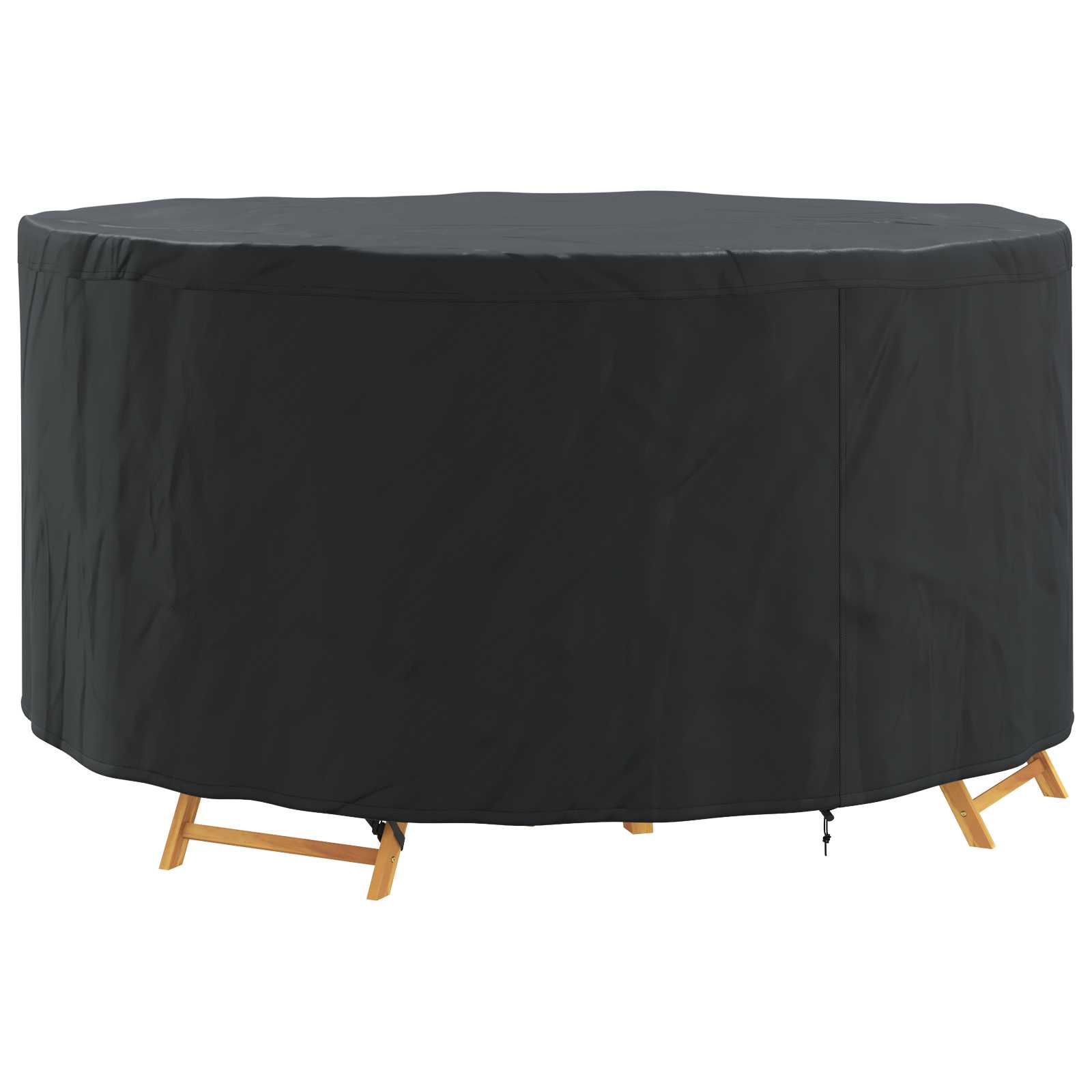 vidaXL Pokrowiec na meble Czarny 182 x 182 x 85 cm Tkanina Oxford 420D