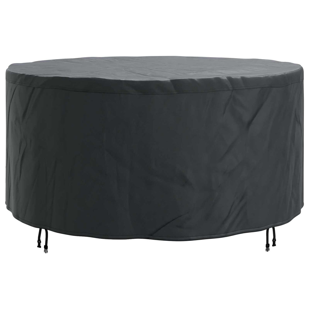 vidaXL Pokrowiec na meble 182 x 182 x 85 cm Tkanina Oxford 600D Czarny